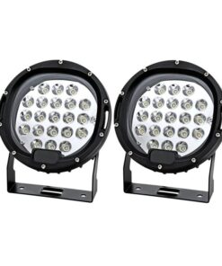 Pair LED Driving Lights 7 Inch Flood Spot Lights Car Truck SUV 12V 24V