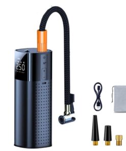 Portable Tyre Inflator - Rechargeable Car Bike Tire Air Pump Compressor