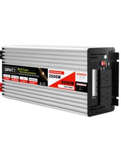 Power Inverter 12V to 240V 2500W/5000W Pure Sine Wave Camping Car Boat