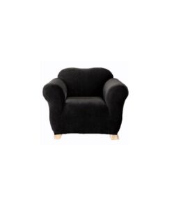 SureFit Pearson One Seater Couch Cover Ebony