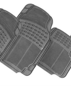 THUNDER 4-Piece Car Mat - GREY [Rubber]