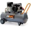UNIMAC 100L 2.6kW Industrial Air Compressor, 370L/min 116PSI, Brushless Motor, Long Service Life, Certified Tank, 15A Plug