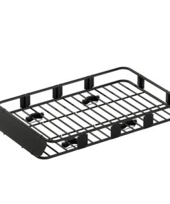 Universal Car Roof Rack Basket Luggage Vehicle Cargo Carrier 160cm Black