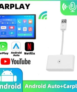 Upgrade Wireless CarPlay Adapter Dongle for Apple IOS Android Navigation Radio