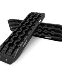 X-BULL Recovery tracks / Sand tracks / Mud tracks / Off Road 4WD 4x4 Car 2pcs Gen 3.0 - Black