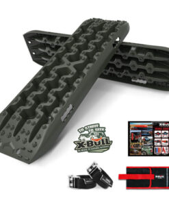 X-BULL Recovery tracks / Sand tracks / Mud tracks / Off Road 4WD 4x4 Car 2pcs Gen 3.0 - Olive