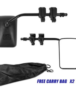 X-BULL Towing Mirrors Universal Multi Fit Clamp On 4X4 Caravan Trailer A Pair