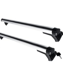 125CM Universal Adjustable Aluminum Alloy Car Roof Rack Cross Bars Carrier Lock