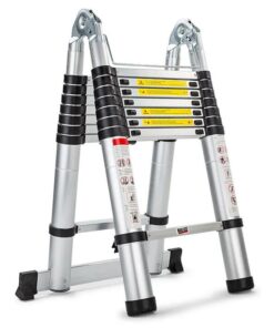 BULLET 5m Telescopic Aluminium Multipurpose Ladder Extension Alloy Extendable Step AUS