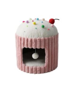 CATIO Pink Cupcake Cat House