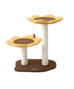 CMISSTREE 2-Level Sunflower Cat Scratching Tree