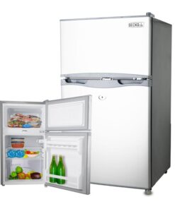 GECKO 95L Portable Upright Fridge Refrigerator 12V/24V/240V for Motorhome, Caravan