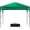 RED TRACK 3.6x2.2m Ultra Compact Folding Gazebo, Carry bag, Portable Outdoor Popup Marquee for Camping Beach, Green