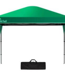 RED TRACK 3.6x2.2m Ultra Compact Folding Gazebo, Carry bag, Portable Outdoor Popup Marquee for Camping Beach, Green