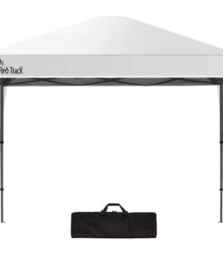 RED TRACK 3.6x2.2m Ultra Compact Folding Gazebo, Carry bag, Portable Outdoor Popup Marquee for Camping Beach, White