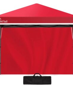 RED TRACK 3.6x2.2m Ultra Compact Folding Gazebo, Walls, Carry bag, Portable Outdoor Popup Marquee for Camping Beach
