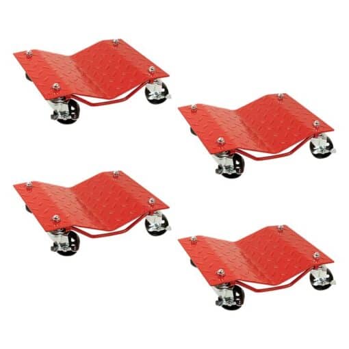 Auto Dolly Car Dolly Wheel Tire 12"x16" Skate 6000lb Repair Slide Set of (4)