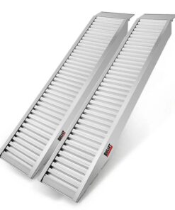 BULLET Pair of 1.6m Aluminium Loading Ramps, 4050kg capacity