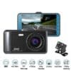 Hd 1080P Dual Camera Car Recorder With 4 Ips Screen And 170 Degree Wide Angle