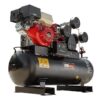UNIMAC 115PSI 150L 18HP Industrial Petrol Powered Air Compressor with Electric Key Start