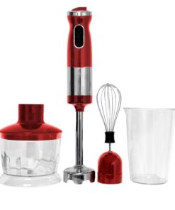 Electric Stick/ Hand Blender & Mixer (Red) 700ml Capacity