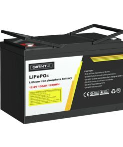 Giantz 12V 100Ah Lithium Battery LiFePO4 Deep Cycle Box Solar Caravan Camping