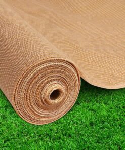 Instahut 70% Shade Cloth 1.83x20m Shadecloth Sail Heavy Duty Beige