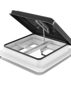 Weisshorn Caravan Roof Vent Hatch RV Skylight Motorhome Camper 350x350mm Black