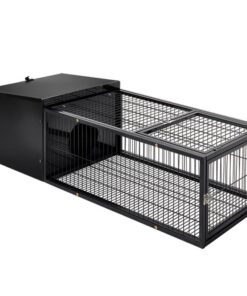 i.Pet Rabbit Cage 122x52cm Hutch Enclosure Carrier Metal