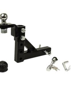Adjustable Tow Bar Tongue Hitch 50mm Ball Towbar Drop Trailer Caravan 4WD