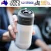 Car Air Purifier Air Freshener Portable Oxygen Bar Ozone Negative Ionizer Cleaner-White