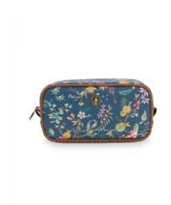 PIP Studio Petites Fleurs Dark Blue Small Square Cosmetic Bag