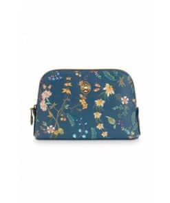 PIP Studio Petites Fleurs Dark Blue Small Triangle Cosmetic Bag