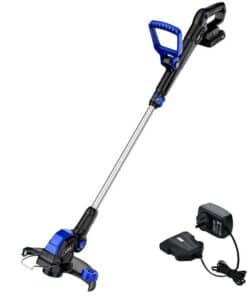 POWERBLADE LN4 20V Cordless Electric Line Trimmer & Garden Edger Kit, with Battery and Fast Charger
