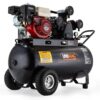 UNIMAC 115PSI 120L 8HP Industrial Petrol Powered Air Compressor