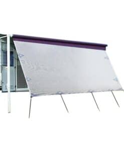 3.7m Caravan Privacy Screen Side Sunscreen Sun Shade for 13' Roll Out Awning