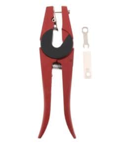 Ear Tag Applicator Plier - Metal Livestock Animal Cattle Punch Tagger Tool