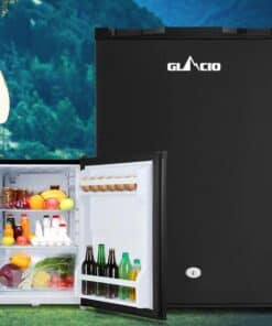Glacio 80L Portable Fridge Bar Upright 12V/24V/240V Camping Caravan