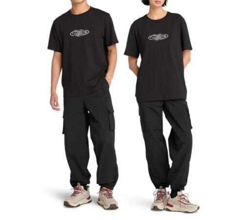 Lunar New Year Graphic Short Sleeve T-Shirt Black
