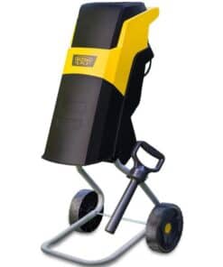 MICHIGAN 2400W Electric Garden Mulcher Shredder, Portable Wood Chipper, Push Stick, 40L Collection Bag