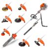 MTM 62CC Pole Chainsaw Hedge Trimmer Saw Brush Cutter Whipper Snipper Multi Tool