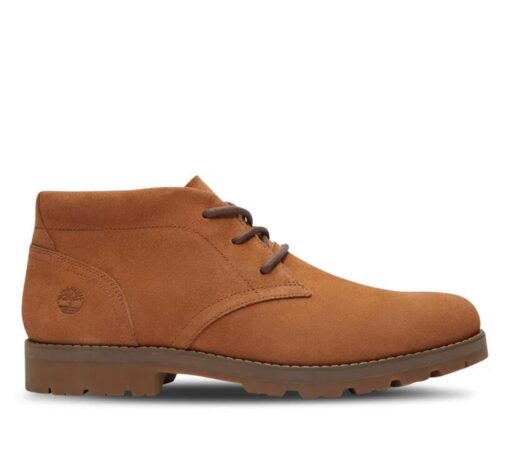 Men's Britton Square Mid Lace-Up Boot Brown 7 US Mens