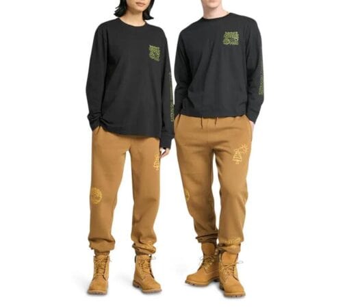 "All Day Outside" Long Sleeve T-Shirt Black