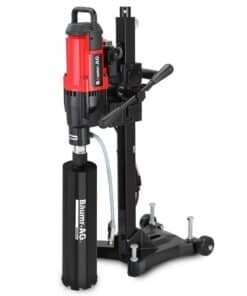 BAUMR-AG 3200W 280mm Wet/Dry Core Drill w/ Wheeled Stand & 102mm Bit Combo, for Concrete Coring Hole Drilling
