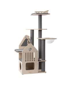 HONEYPOTCAT Grand Cat Mansion With Space Capsule - 148cm