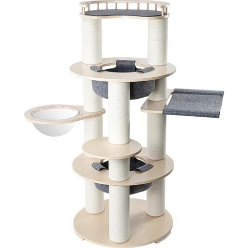 HONEYPOTCAT Harmony Wood Cat Tower - 168cm