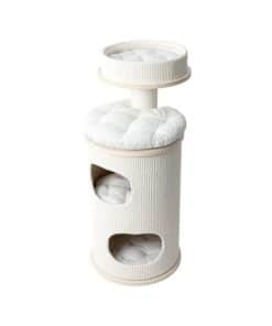 HONEYPOTCAT PURRING Multi-Level Sisal Barrel Cat Tower - 95cm
