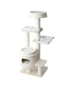 HONEYPOTCAT PURRING Multi-Tier Plush & Sisal Deluxe Cat Tree - 153cm