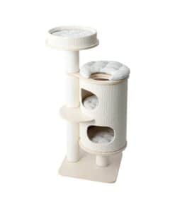 HONEYPOTCAT PURRING Plush & Sisal Barrel Cat Tower - 122cm