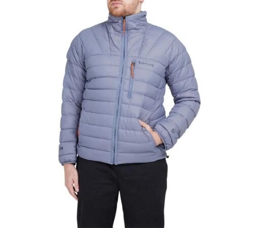 Men's Bear Head Rec Down Jacket Grey